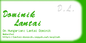 dominik lantai business card